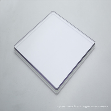 Feuille de polycarbonate solide de barrière acoustique de 6,0 mm